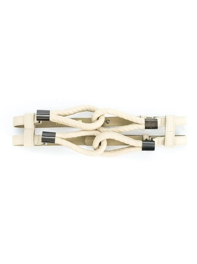 Tufi Duek Rope Belt In White
