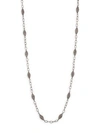 BAVNA WOMEN'S DIAMOND PAVÉ BEAD & CHAIN NECKLACE,400096500197