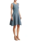 AKRIS PUNTO Fantasy Jacquard Knit Dress