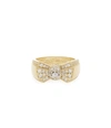 VIVIENNE WESTWOOD VIVIENNE WESTWOOD STERLING SILVER PAMELA SMALL RING GOLD SIZE XS,8052645560892