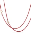 DAVID YURMAN DY BEL AIRE CHAIN NECKLACE IN CORAL COLOR WITH 14K ROSE GOLD ACCENTS,N13302 LKCRL41