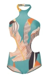 ADRIANA DEGREAS CUT OUTS MAILLOT ONE PIECE SWIMSUIT,MARE0041