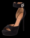 GIVENCHY Suede Sharlock Platform Shoe