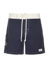 Rhythm Breakers Block Swimtrunk In Blue