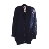 N°21 NO21 EMBROIDERED ARM RIBBED CARDIGAN,AO0270819000