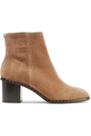 RAG & BONE WILLOW STUDDED SUEDE ANKLE BOOTS