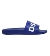 Dsquared2 Dune Logo Pool Slides In White/navy