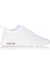 NIKE WOMAN AIR MAX THEA MESH AND LEATHER SNEAKERS WHITE,US 2526016082738440