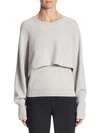 CHLOÉ Double Layer Knit Cashmere Shell