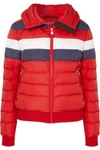 PERFECT MOMENT QUEENIE COLOR-BLOCK QUILTED DOWN JACKET