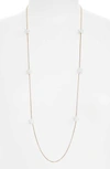 KATE SPADE FLYING COLORS ROCK CANDY LONG STATION NECKLACE,WBRUF045