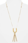 MADEWELL CURVELINK PENDANT NECKLACE,G6375