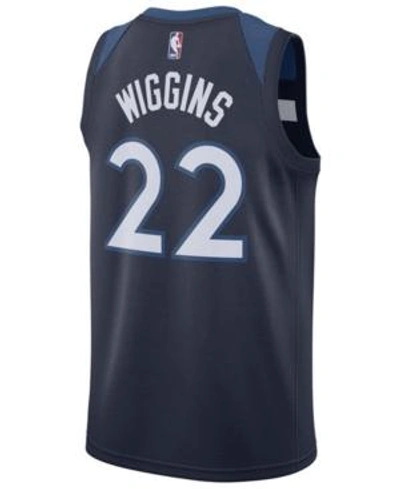 Nike Men's Andrew Wiggins Minnesota Timberwolves Icon Swingman Jersey In Blue