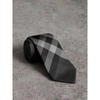 BURBERRY Modern Cut Check Silk Twill Tie,80003361