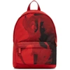GIVENCHY Red Small Nylon Bambi Backpack