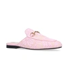 GUCCI LACE PRINCETOWN SLIPPERS,P000000000005629689