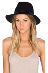 Rag & Bone Floppy Brim Fedora In Black