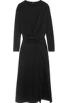 ATLEIN WOMAN STITCHED JERSEY MIDI DRESS BLACK,US 1071994536818364