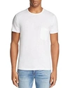 7 FOR ALL MANKIND HEATHERED POCKET TEE,AM4502K82
