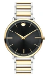 MOVADO ULTRA SLIM BRACELET WATCH, 40MM,0607169