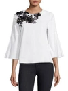 KOBI HALPERIN Melaine Chic Cotton Blouse