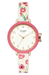 KATE SPADE PARK ROW SILICONE STRAP WATCH, 34MM,KSW1411