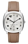 MARC JACOBS MANDY LEATHER STRAP WATCH, 34MM,MJ1563