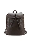 COLE HAAN Flap Leather Backpack,0400095889537