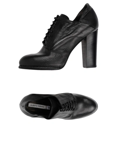 Alberto Fermani Laced Shoes In Black