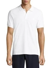 Vilebrequin Solid Pique Polo In White