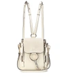 CHLOÉ FAYE MINI LEATHER AND SUEDE BACKPACK,P00303367-1