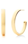 MONICA VINADER FIJI LARGE HOOP EARRINGS,GP-EA-FAHL-NON