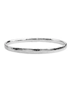 Ippolita Sterling Silver Basic Hammered Bangle In Silver