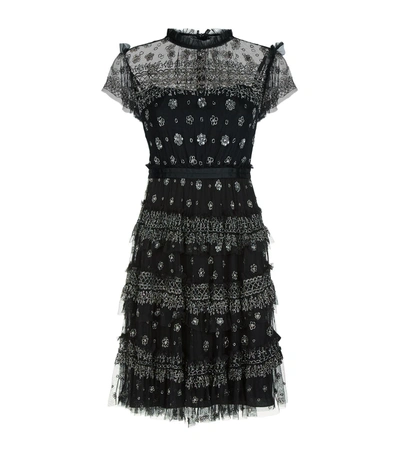Needle & Thread Embellished Andromeda Midi Dress In Black