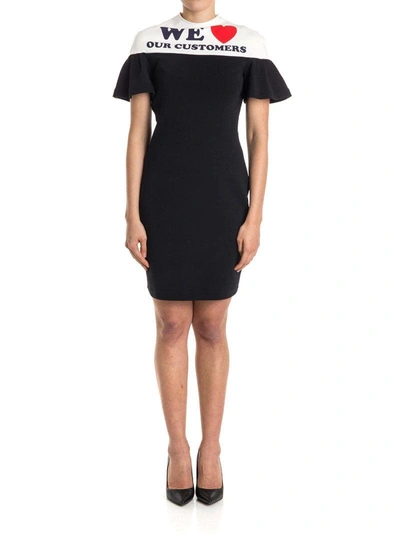 Moschino Cotton Blend Dress In (nd)
