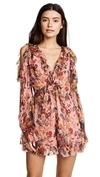 ZIMMERMANN LOVELORN FRILL PLAYSUIT COVER UP