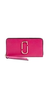Marc Jacobs Snapshot Standard Continental Wallet In Hibiscus Multi