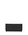 SONDRA ROBERTS FLAP EMBELLISHED SATIN CLUTCH,R53087H-1C01