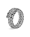 JOHN HARDY STERLING SILVER CLASSIC CHAIN DOUBLE COIL RING,RB94559X7