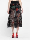 Amen Embroidered Tulle Skirt In Multicolour