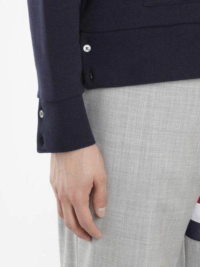 Thom Browne Men's Blue Hoodie