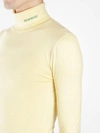 Calvin Klein 205w39nyc Men's Yellow Turtleneck T-shirt In Yellow