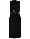 MICHAEL KORS CONTRAST PAILLETTE X-SHEATH DRESS