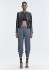 ALEXANDER WANG BOILED WOOL SWEATPANTS,4K48400