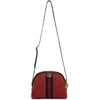 GUCCI GUCCI RED SMALL SUEDE OPHIDIA BAG,499621 D6ZYG