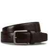 Tod's Brushed Leather Belt In Brown
