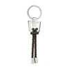 TOD'S KEYCHAIN IN LEATHER,XAMCLDG0100FLRS800