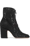 LAURENCE DACADE Milly lace-up suede ankle boots,US 1071994536739554
