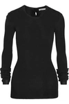 PROTAGONIST WOMAN RIBBED-KNIT SWEATER BLACK,US 1998551929407571