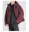 Yeezy Season 5 Oversized Cotton-canvas Puffer Jacket In Oxblood